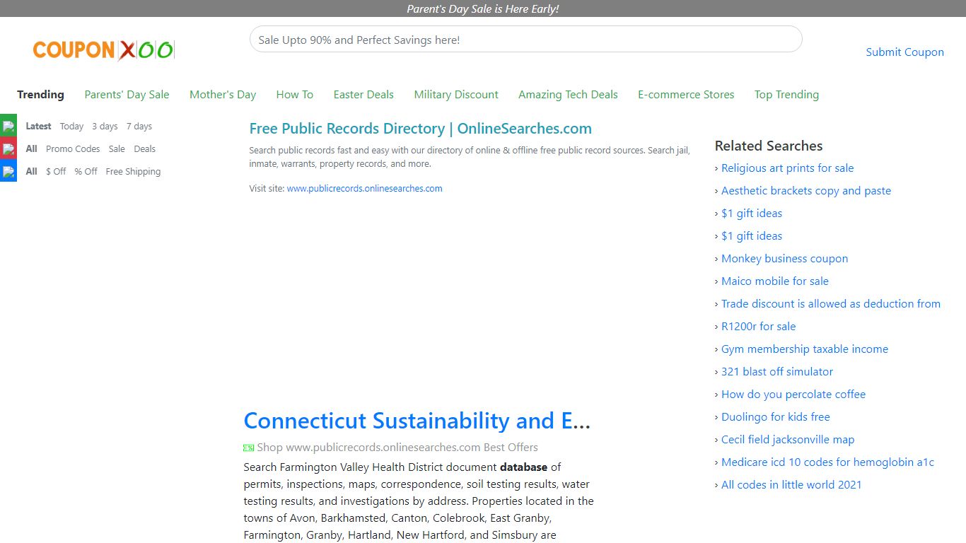 Free Public Records Directory | OnlineSearches.com - 07/2022